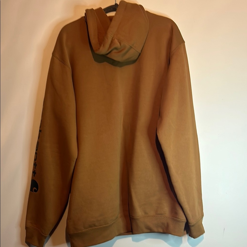 Carhartt Brown Sweatshirt Hoodie Casual Wear NWOT - Picture 3 of 6